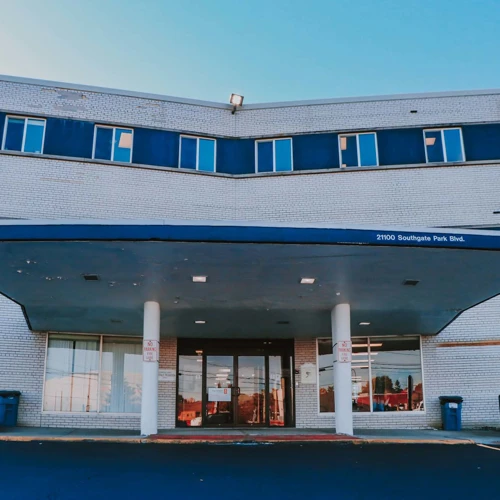 Front of Maple Heights building