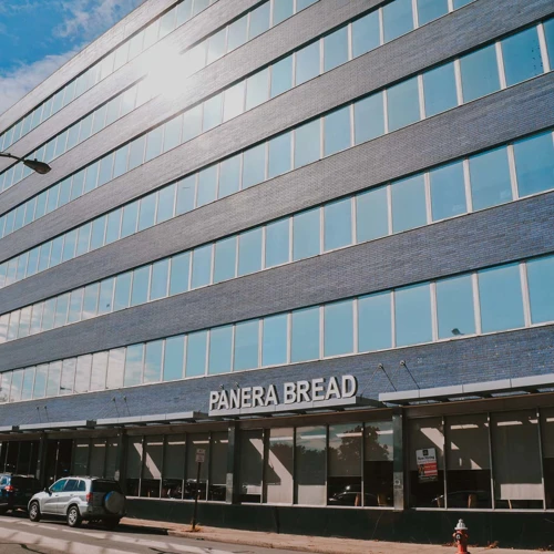 The side of the Lakewood building