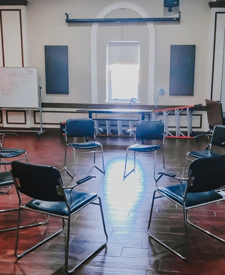 Chairs in a circle